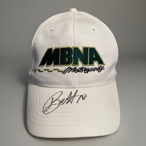 Bobby Labonte SIGNED #18 MBNA Racing Hat Rare